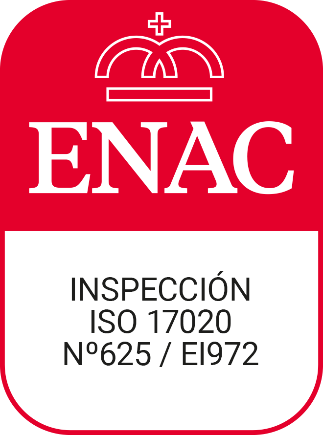 Acreditación ENAC de inspección ISO 17020 número 625 / EI972